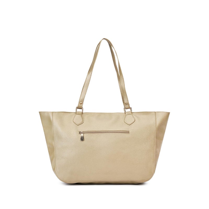 KLEIO Gold Studded Tote Shoulder Hand Bag for Women/Girls - Image 4